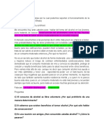 Discurso A Favor Del Alcohol en Los Jóvenes