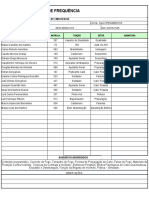 Lista de Frequencia - TREINAMENTO DE BRIGADA DE EMERGÊNCIA