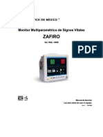 Zafiro Zafiro: Monitor Multiparamétrico de Monitor Multiparamétrico de Signos Vitales Signos Vitales