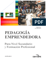 Pedagogía emprendedora para secundaria y formación profesional