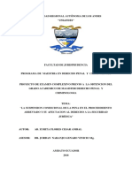 La Suspension Condicional de La Pena en El Procedimiento Breviado