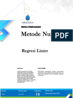 Modul 13 - Metode Numerik - 2021