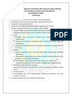 Susunan Acara Kegiatan Lokakarya Mini Di Wilayah Desa Simpang Layang Rt 06