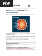 Ashlin's 4.1 Image Formation in Eyes and Cameras