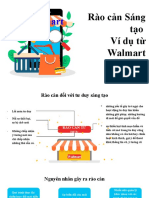 Nhóm 1. Rào cản Sáng tạo Ví dụ từ Walmart