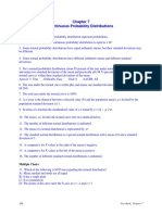 Continuous Probability Distributions Chapter