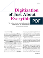 Digitalization Is About Every Thimg