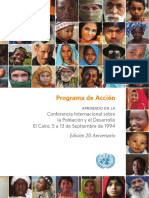ICPD Programme of Action Es
