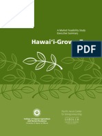 Hawai I-Grown Tea: A Market Feasibility Study Executive Summary