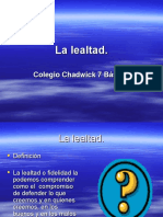 La Lealtad