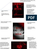 Run and Hide Poster Analysis