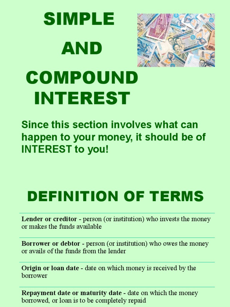 Simple vs. Compound Interest Explained | PDF | Interest | Debt