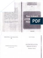 Scheuerl, Hans_Antropología Pedagógica. Introducción Histórica