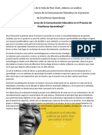 Análisis de la importancia de la comunicación educativa en la película Ron Clark y el proceso de enseñanza-aprendizaje