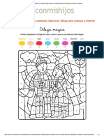 Imprimir - Dibujo Mágico de Niños Cantando Villancicos - Dibujo para Colorear e Imprimir