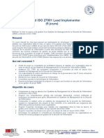 ISO 27001 Lead Implementer