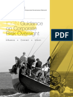 Guidance On Corporate Risk Oversight: Influence Connect Inform