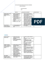 Rubrica de Evaluacion para Internado Hospitalario de Enfermeria