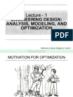 L01-Design Analysis Optimization