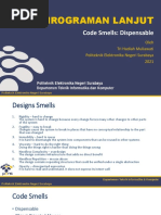 Pemrograman Lanjut: Code Smells: Dispensable