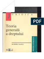 Teoria Generală A Dreptului Dumitru Mazilu 386p