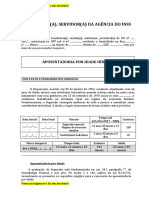 Requerimento Aposentadoria Por Idade Híbrida