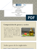 Composición y Extracción de Grasas y Aceites Comestibles.