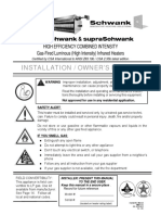 Installation / Owner'S Manual: Primoschwank & Supraschwank