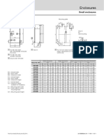 Small enclosure dimensions