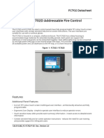 FireClass FC702S and FC702D Addressable Fire Control Panels Datasheet