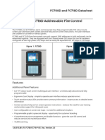 FireClass FC708D and FC718D Addressable Fire Control Panels Datasheet
