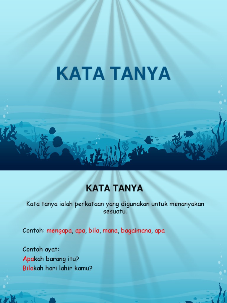 Kata tanya pdf