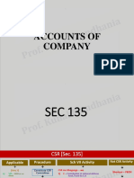 Accounts of Company