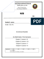 Rumeli International Schools ةيلودلا يلمور سرادم: Enrichment Booklet