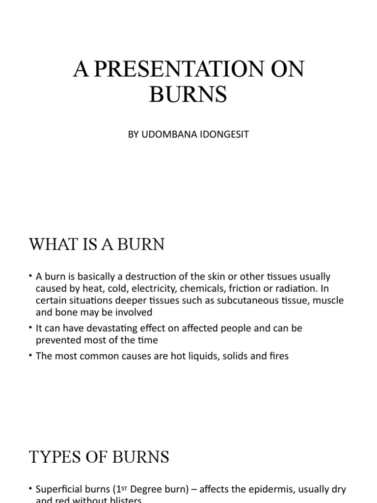 Managing Friction Burns and Infections | PDF | Burn | Physiology