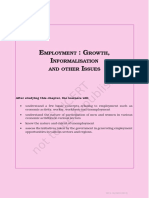 Employment Growth and Informalisation