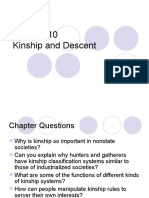 Kinship Systems & Descent Rules