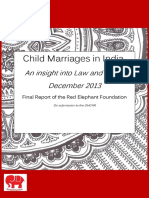 Child Marriages in India: An Insight Into Law and Policy December 2013