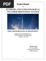 Project Report Extreme and Climatological Weather Processing System