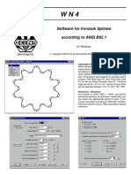 Software For Involute Splines According To ANSI B92.1: WWW - Hexagon.de