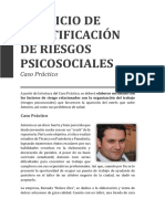 Ejercicio de Identificación de Riesgos Psicosociales