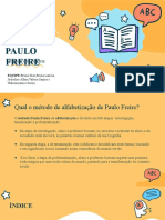 Método Paulo Freire de alfabetização