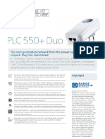PLC 550+ Duo: The Next-Generation-Network From The Power Outlet. Unpack. Plug It In. Get Started
