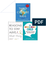 Whole Brain Child, Reasons To Stay Alive, Third Culture Kids Collection 3 Books Set - DR Tina Payne Bryson Dr. Daniel Siegel