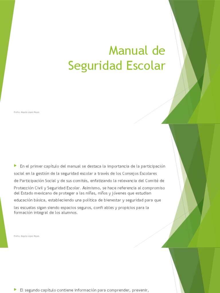 Manual de SEGURIDAD ESCOLAR | PDF | Riesgo | Defensa Civil