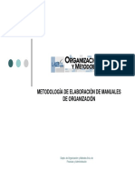 Guia para Elaborar El Amnual de Organización