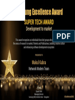 Super Tech Award - Mukul Kabra