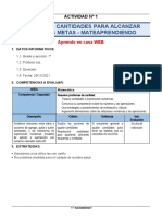 1° Grado - Actividad Del Dia 25 de Noviembre