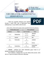 VIII Organska Kiseonicna Jedinjenja