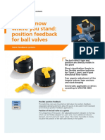 Always Know Where You Stand: Position Feedback For Ball Valves